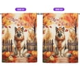 thumbnail image 2 of Happy Thanksgiving German Shepherd Give Thanks Fall Beanie Scarf Welcome House Flag 28x40in Double Sided Alsatian Dog Lover Gifts Outdoor Decor - 00020, 2 of 5