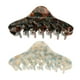 thumbnail image 1 of 2 uds pinzas de cabello acrílicas grandes con estampado de acetato diseño cangrejo para mujeres y niñas, 1 of 8