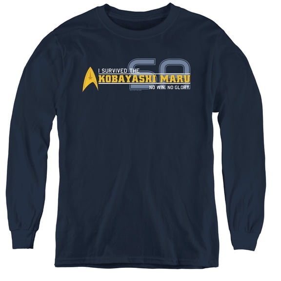 Star Trek - I Survived - Youth Long Sleeve Shirt - Large