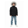 thumbnail image 5 of Rokka&Rolla Boys' Ripstop Hooded Parka Jacket Fleece Lined Winter Coat, 5 of 13