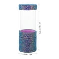 thumbnail image 2 of unbranded Estuche Morado Con Purpurina Para Brochas De Maquillaje Con Doble Compartimento Para Uso En Casa, 2 of 6