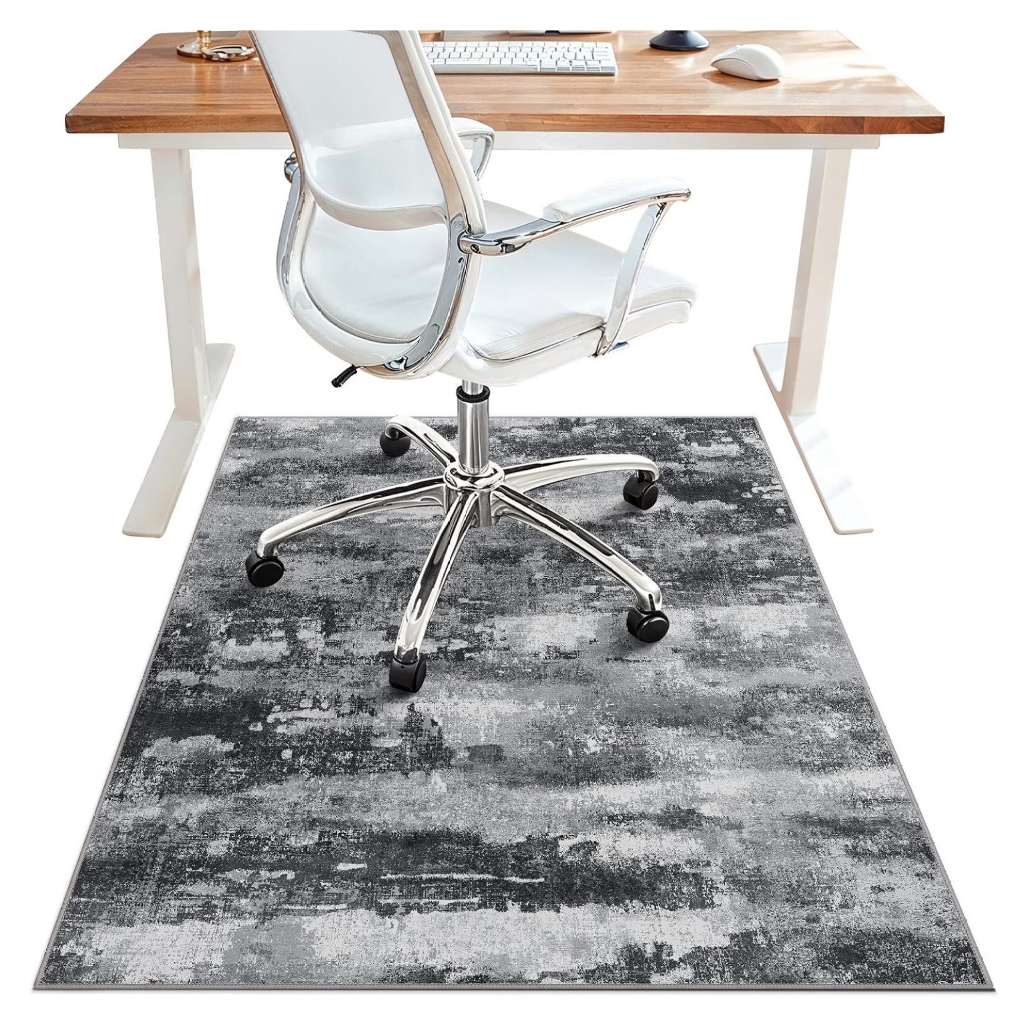 abstract office chair mat for product
