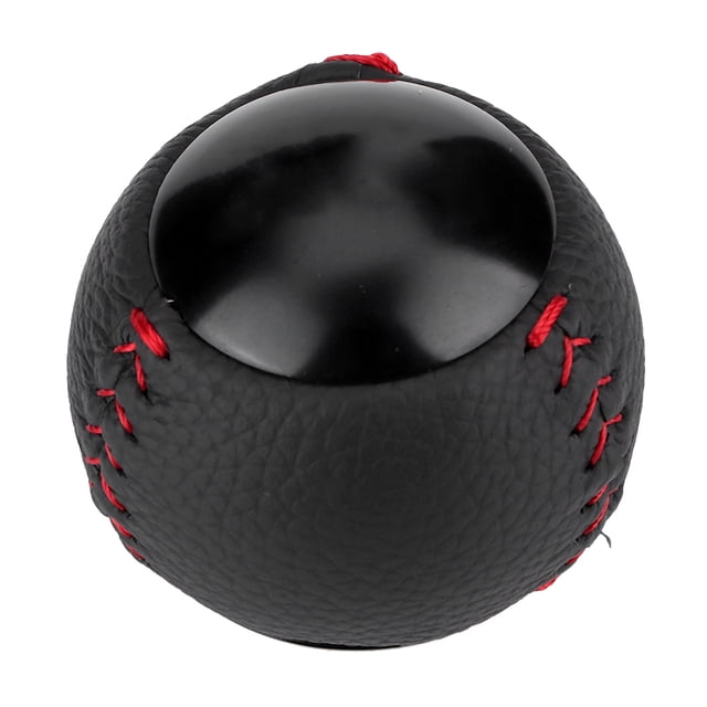 Cabezal de palanca de cambios de coche, perilla de palanca de cambios de transmisión manual, palanca de cambios de cuero M10 x 1,5 compatible con CRZ/Civic Type R FA5 FG2(6 speed)