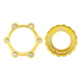 thumbnail image 2 of Adaptador de rotor de freno de disco de buje de bloqueo central de ciclismo para bicicleta Adaptadores de buje de eje pasante para adaptarse a rotores dorado Macarena Adaptador de rotor de freno de bicicleta, 2 of 5