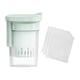 thumbnail image 3 of Colador de yogur con tapa, electrodoméstico de cocina, vaso doméstico, separador de suero con de malla fina para té, frutos secos, queso, leche Verde, 3 of 8