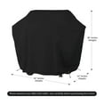 thumbnail image 3 of COVERS&ALL BBQ Grill Cover, 18 Oz Heavy Duty Waterproof UV & Weather Resistant, Outdoor Cover with Air Vents & Drawstrings (50” Inches, Black), 3 of 7