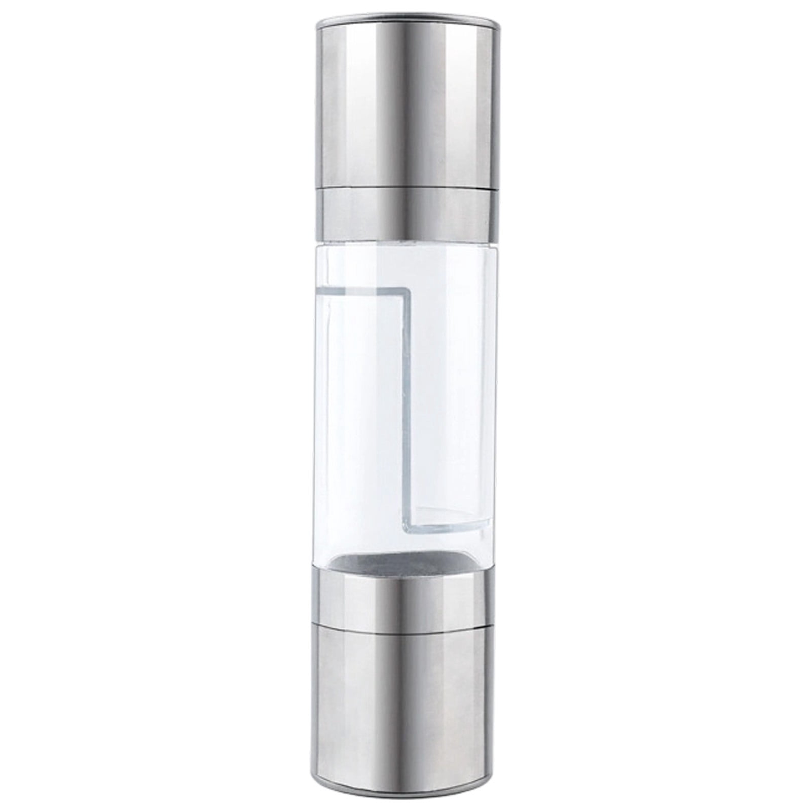 2PCS 2-In-1 Salt and Pepper Grinders, Dual Mill Combo Spice Mills Stainless Steel Seasoning Mills,Adjustable Coarseness Easy Refill Grinder for Culinary Enthusiasts Chefs Daily Kitchen Dining,Silver