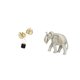 thumbnail image 5 of Estatua de hoja,Estatua de hoja para decoración del hogar,artesanías y obras de arte,Figura decorativa de hoja con base de madera. Regalo.,Figura de elefante,Escultura rústica de elefante, 5 of 8