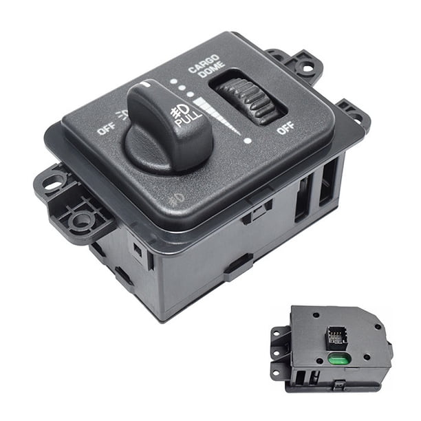 Interruptor de Luces Generico Para Ram 2500 2002 A 2005 P/Faro Niebla C/Regulador Negro 6 pines