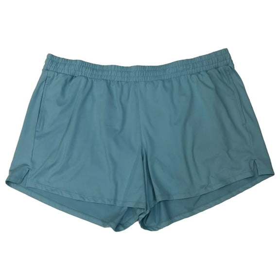Xersion Womens Blue Athletic Shorts 5" Mid-Rise 2X