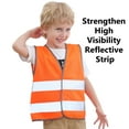 thumbnail image 4 of GOGO High Visibility Kids Safety Vest for Construction Costume, Fits Age from 3 to 15-Neon Green-M, 4 of 7