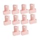 thumbnail image 4 of 10 piezas de portavasos con asa, soporte para bebidas de cartón portátil Rosa, 4 of 9