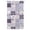 Purple, variant on Sheer Curtains 108 Inches Long, Spring Floral Semi Sheer Curtains Light Filtering Window Treatment, Dark Purple Flowers Patchwork Grid Bohemia Privacy Voile Drapes for Living Room 52x108 Inch