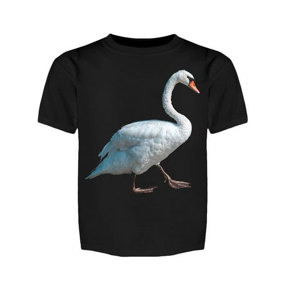 A White Swan Walking Tee Girl's -Image by Shutterstock