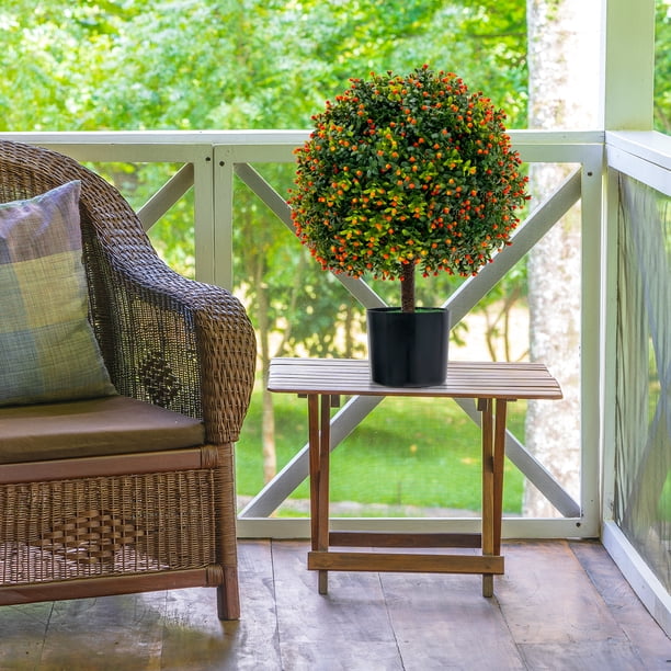 VEVOR Buis Topiaire Artificiel 122 cm Boule de Buis Artificiel Exterieur 2 Fausses Plantes 10 Feuilles Remplacables 2 Lumieres LED Sans Batterie pour Decoration Interieur Jardin Terrasse Balcon Entree VEVOR Buis Topiaire Artificiel 122 cm Boule de Buis Artificiel Exterieur 2 Fausses Plantes 10 Feuilles Remplacables 2 Lumieres LED Sans Batterie pour Decoration Interieur Jardin Terrasse Balcon Entree