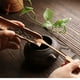 thumbnail image 2 of Cuchara de té japonesa hecha a mano, piezas de repuesto para ceremonia del té de bambú, cucharilla, pala para té, juego de té de kung fu, arte del té, ceremonia del té, seis caballeros, 2 of 5