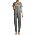 thumbnail image 2 of Secret Treasures Women's and Women's Plus T-Shirt and Joggers, 2-Piece Pajama Set, 2 of 6