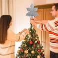thumbnail image 2 of ziyahi LED Christmas Lighting Star Shape Tree Top Projector Light Exquisite Five-Pointed Star Projection Lamp, 2 of 8