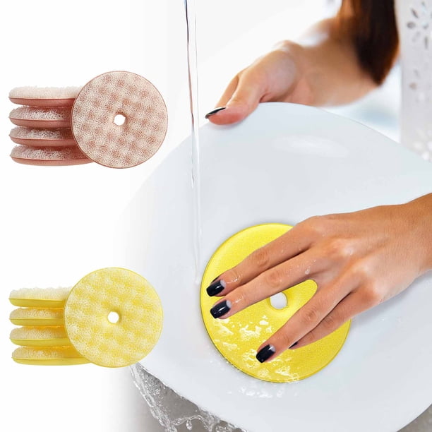 ¡No Te Lo Pierdas!, Esponja para lavar platos de alta densidad Esponja para limpiar la cocina Bloque de esponja Paño de limpieza para el hogar Paño para lavar platos Cepillo Olla Esponja Paño