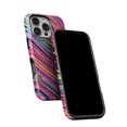 thumbnail image 5 of DesignSkinz Scratch-Resistant Hard Slim Case Compatible with iPhone 16 Pro (Compatible with MagSafe) - Abstract Color Strokes, 5 of 9
