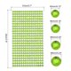 thumbnail image 2 of Uxcell 1792 Pcs 4 Hojas Pegatinas de Rhinestone Verde 3/4/5/6 mm Gemas Autoadhesivas para Decoración de Bricolaje, 2 of 5