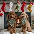 thumbnail image 4 of Dog Bandana 2 Pack,Dark Green Princess Castle Pattern Bandanas for Dogs,Cat Bandana,Small/ Large Dog Bandana 2 Size,Dog Bandanas, 4 of 6