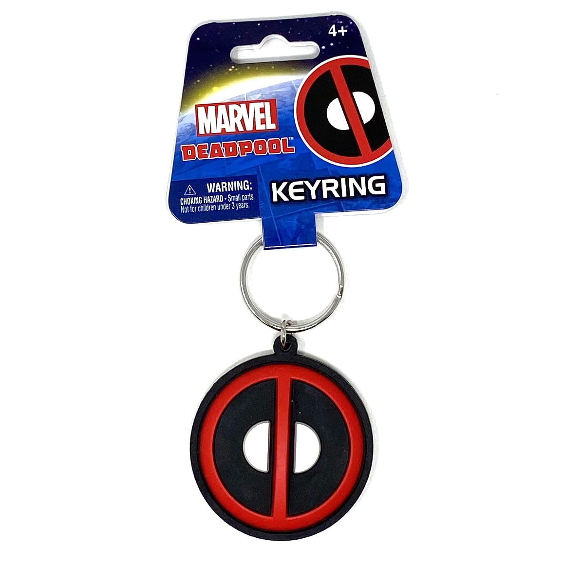Marvel Deadpool Logo Soft Touch PVC Key-ring Key Chain 
