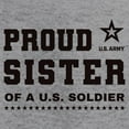 thumbnail image 3 of CafePress - Proud Sister Of A Soldier Black Sweatshirt - Zip Hoodie, Classic Hooded Sweatshirt with Metal Zipper, 3 of 4