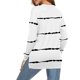 thumbnail image 5 of Camiseta de moda para mujer Tops tipo túnica estampados de manga larga, 5 of 6
