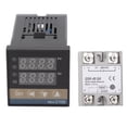 thumbnail image 4 of Kit de termostato PID digital, kit de termostato PID digital Controlador de temperatura REX Controlador PID Rendimiento inigualable, 4 of 9