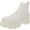 Ivory, variant on Circus by Sam Edelman Womens Darielle Lug Sole Platform Ankle Boots