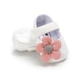 thumbnail image 3 of Baby Cute Flower Princess Soft-soled Toddler Cotton Fabric Shoes, 3 of 5