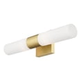 thumbnail image 5 of Livex Lighting Aero 2-Light Twist Lock Metal Vanity Lighting in Satin Brass, 5 of 16