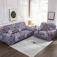 thumbnail image 5 of 1/2/3/4Seater Stretch Sofa Slipcover Floral European Style Multicolor Polyester Spandex Couch Cover Non-Slip Bohemian Decor, 5 of 11