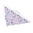 thumbnail image 3 of Naloa Sea Shells 3 Dog Bandanas 1PC Washable Triangle Dog Scarfs Premium Durable Fabric, for Small Medium Large Dogs and Cats, 3 of 6