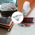 thumbnail image 5 of Ruedas para muebles pequeños de 8 piezas Ruedas direccionales Mini ruedas para muebles Ruedas laterales para muebles con tornillos, 5 of 5