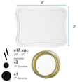 thumbnail image 6 of Wig Jig, Wire Jig Beginner Kit, Includes 3 X 4 Inch Clear Plastic Jig, Includes Plastic Pegs and 2 Rolls Crafts Wire, 6 of 6