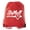 Bat Heart-Red, variant on Mato & Hash Ladies Softball Drawstring Bags with 3,6, and 10 Pack Bulk options
