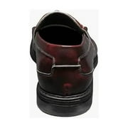 Nunn Bush Keaton Moc Toe Tassel Slip On Shoes Burgundy Multi 84198-644