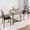 Gray, variant on Litake Dining Table Set for 2, Kitchen Table and Chairs for 2 with Upholstered Chairs, 3 Piece Dining Room Table Set, Round Kitchen Table Set for Small Space, Apartment, Studio, Rustic Gray
