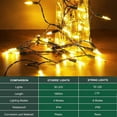 thumbnail image 3 of 50 LED Outdoor Christmas Lights, 16FT Battery Operated Mini String Lights with 8 Modes & Timer, Xmas Tree Lights Waterproof for Patio Garden Party Wedding Holiday Decor, Warm White, 3 of 14