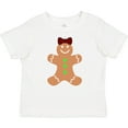 thumbnail image 3 of Inktastic Cute Gingerbread Girl with Red Plaid Bow Boys or Girls Baby T-Shirt, 3 of 5