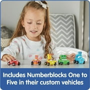 hand2mind Numberblocks® Mini Vehicles, Toy Vehicle Playsets, Race Car Toy (5 Pieces)