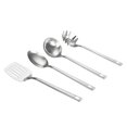 thumbnail image 2 of Mainstays Stainless Steel 4-Piece Kitchen Utensil Set, Spatula, Slotted Spoon, Ladle and Pasta Spoon, 2 of 8