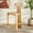 Light Blonde, variant on Safavieh Cayde Traditional Mid Back Wood Stools, Light Blonde