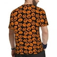 thumbnail image 3 of T Shirt For Men Spooky Halloween Pumpkin Print Trending Running T-Shirts Short Sleeve Quick-drying T, 3 of 7