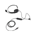 thumbnail image 3 of Auriculares de una sola oreja, cómodos, ligeros, con cancelación de ruido, con cable y micrófono para centro de llamadas, oficina, puerto USB., 3 of 14