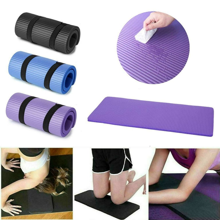 hefeilzmy Thick Yoga Mat for Women Anti-Slip Waterproof Exercise&Fitness Yoga  Mat with Carrying Strap (Thick:0.8mm，Purple), Mats -  Canada
