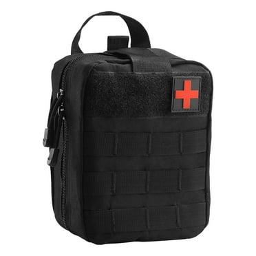250-Piece Survival First Aid Kit - Emergency Medical Trauma Bag for Camping, Home, Car & Outdoor Adventures, Compact & Waterproof with Molle System (Includes Tourniquet)
