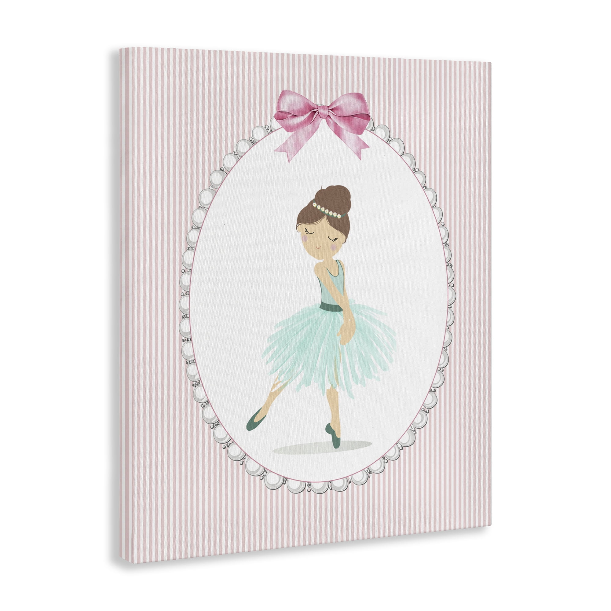 Stupell Industries Elegant Dance on Stripes Canvas Wall Art, design by Christine Simpson Art